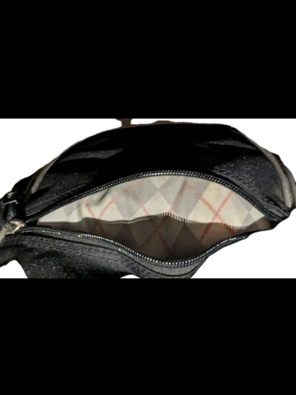 Ogio Golf Shoe Bag Travel Luggage Carry On Black Gray Soft Plaid Lining Padded